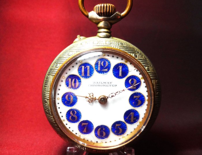 Roskopf - Railway Chronometer - pocket watch NO RESERVE PRICE - Uomo - 1901-1949