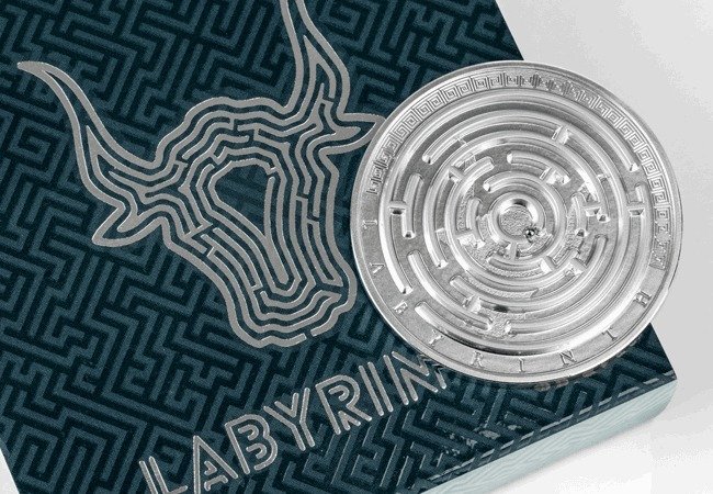 Camerun. 3000 Francs 2019 Proof -  The Riddle of Labyrinth 3oz with Box and COA