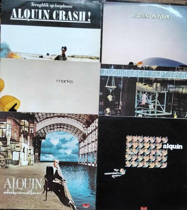Alquin - 6 Albums - First 5 original releases + the 2xLP compilation album : From Marks to Crash! - Différents titres - 2xLP Album (double album), LP album - Premier pressage - 1972/1977