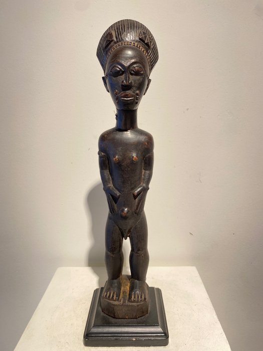 Statue(s) (1) - Wood - Baule - Ivory Coast 