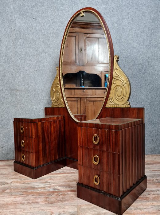Image 2 of macassar dressing table