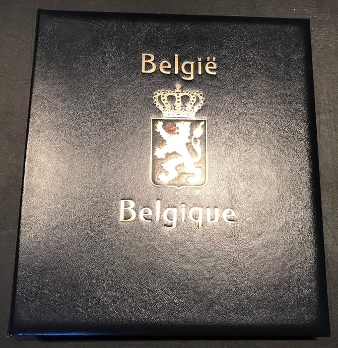 Belgien 1985/1994 - Samling Belgien i DAVO IV LUXE album - Komplet bind med blokke og hæfter