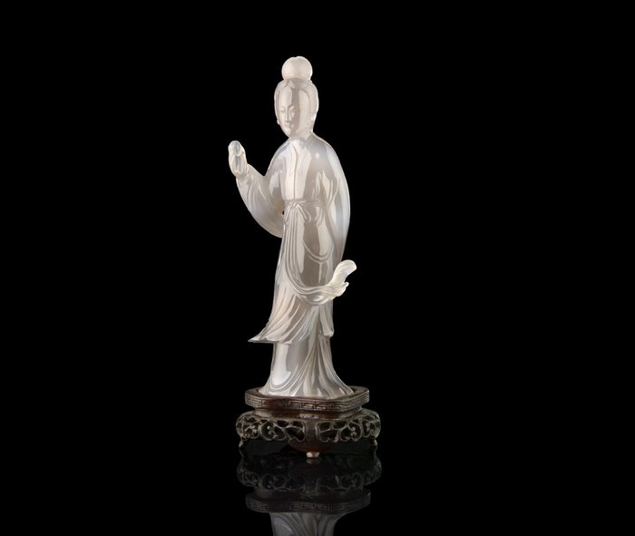 Figur - A fine agate Figure - Achat - China