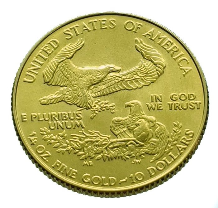 Verenigde Staten. 10 Dollars 1986 - American Eagle (1/4 Oz 0.9167 gold)