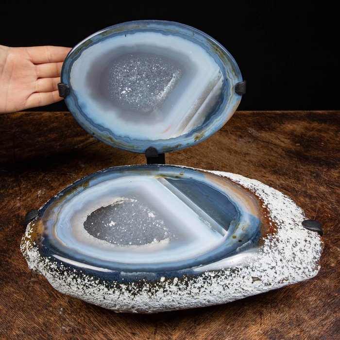 Geode Agate - 1st Quality "Jewelry Box" - 335×260×250 mm - 8110 g