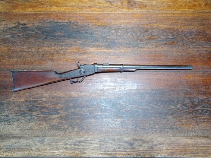 美國 - 1865年 - STARR - Rare carabine de selle STARR - Model 1865 - Civil war - 凸緣式底火 - 卡賓槍 - .56-50 Spencer