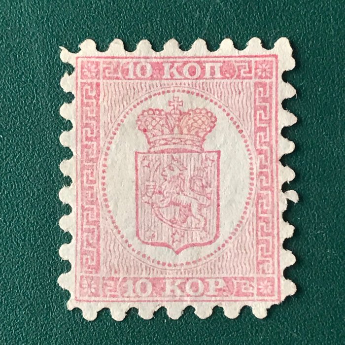 Finland 1860 - 10 Kopke tweede emissie - Michel 4A