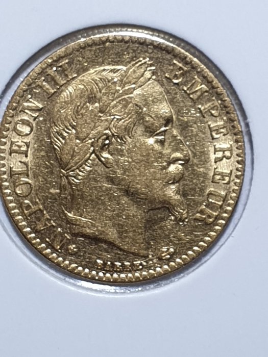 France. 10 Francs 1867 BB, Napoléon III (1852-1870)