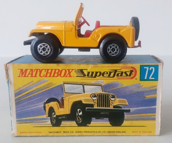 Matchbox - 1:64 - ref. 72 Lesney Jeep - Superfast Uitvoering