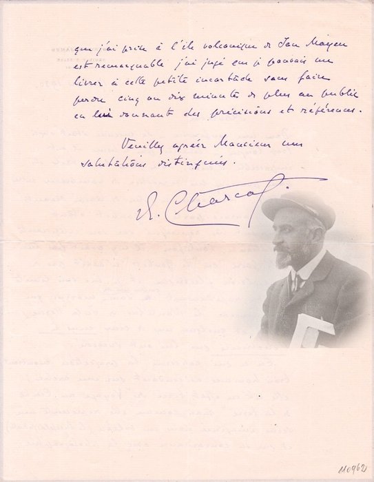 Jean-Baptiste Charcot [Nautilus de Jules Verne] - Lettre autographe signée - 1930