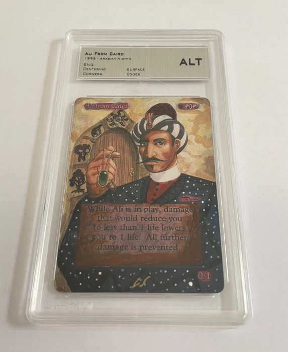 Wizards of The Coast - Magic: The Gathering - Graded Card Ali from Cairo - 1993