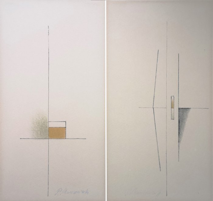 Paul Mansouroff (1896-1983) - Two compositions (2)