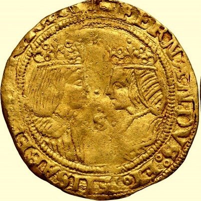 Koninkrijk Castilië. Fernando e Isabel. Doble Excelente ND (1476-1516) S, Seville