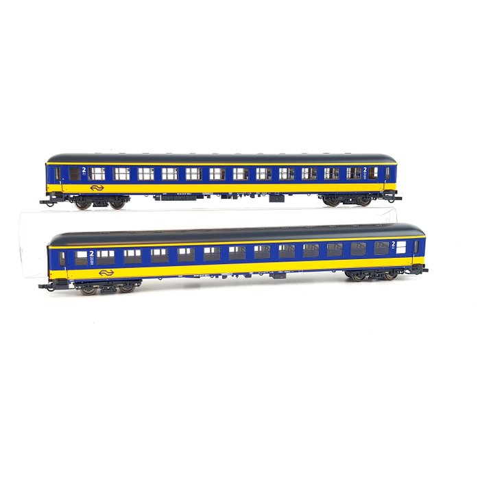Roco H0 - 64321 - Personenwagen - Zwei ICK-Wagen „maßstabsgetreu“ - NS