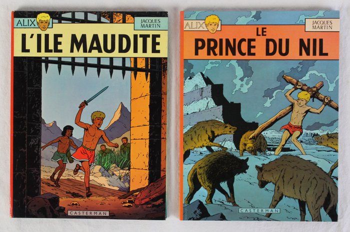 Alix T3 + T11 - L'Île maudite + Le prince du Nil - 2 x C - Erstausgabe - (1969/1974)
