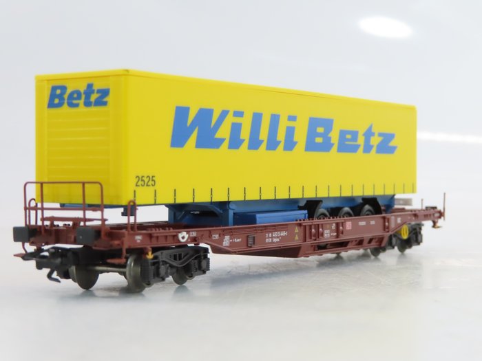 Märklin H0 - 47440 - Goederenwagon - Container draagwagen 'Willi Betz' - DB
