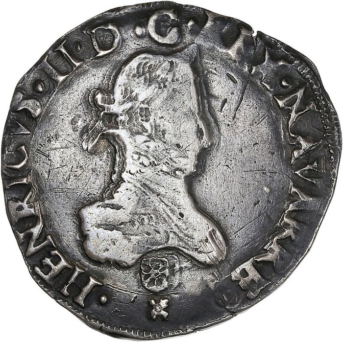 France. Henri III (1574-1589). Franc 1582 (Saint-Palais)