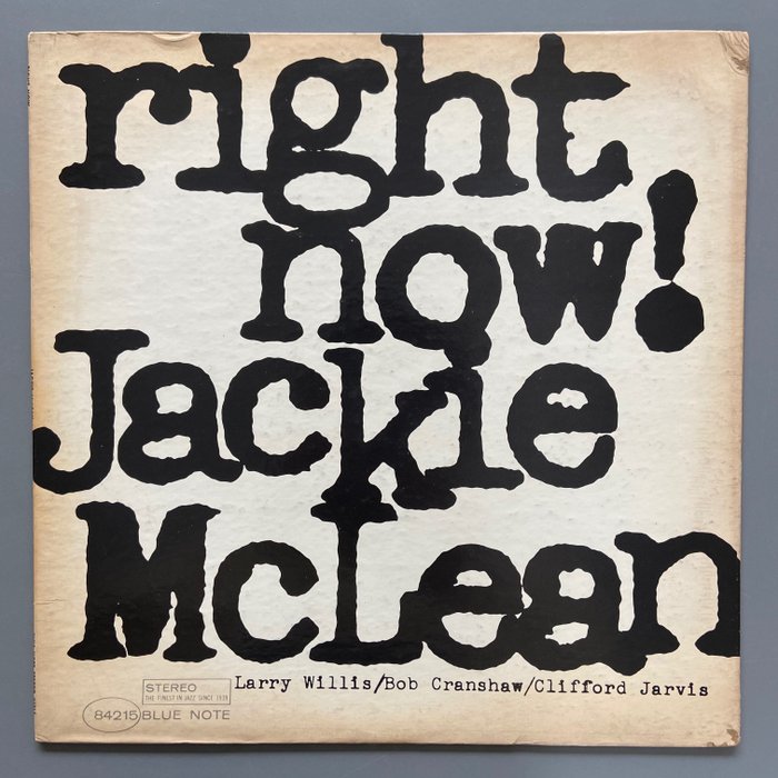 Jackie Mclean - Right Now! - LP album - 1967/1967