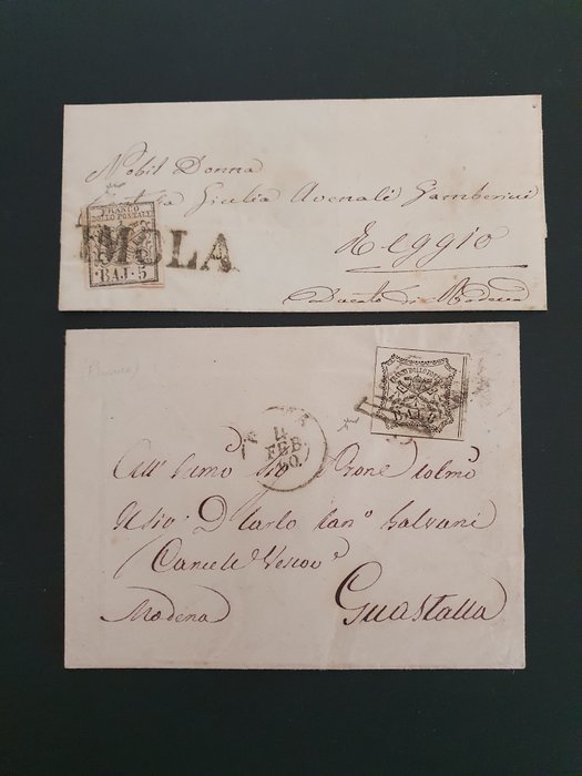 Italian Ancient States - Papal State - Set of 16 letters.