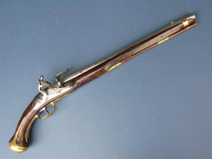 France - 18th Century - Early to Mid - Pré Réglementaire 1700 - 1720 - Single Shot - Flintlock - Pistol - 15,5 mm