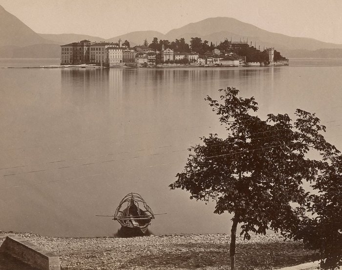 Brogi - 1880 - Isolabella - Lago Maggiore - Italie