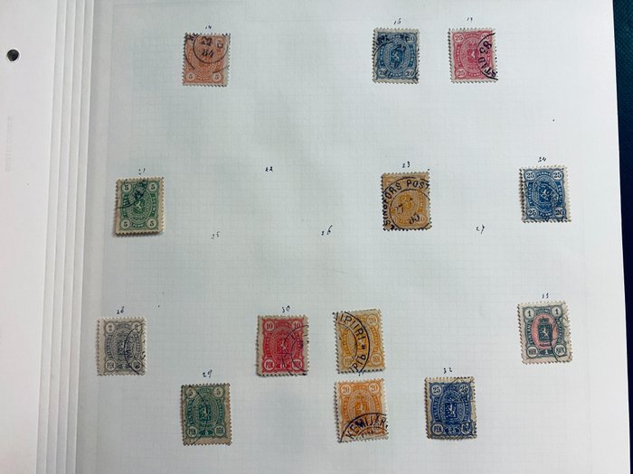 Finnland 1856 - Finland collection on album sheets from classic to modern