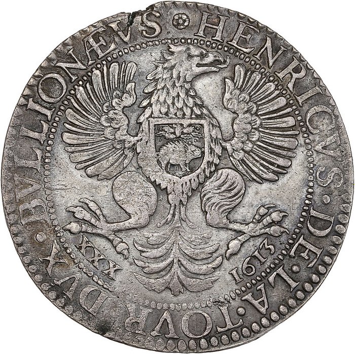 Fürstentum Sedan. Henri de La Tour. 30 Sols 1613