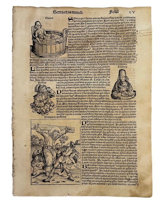 Hartmann Schedel - Liber Chronicarum, fol. CV - 1493