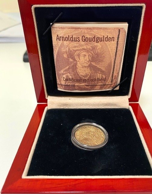 Nederland. Arnoldus of St. Jans goudgulden +-1450 - In KNM doosje
