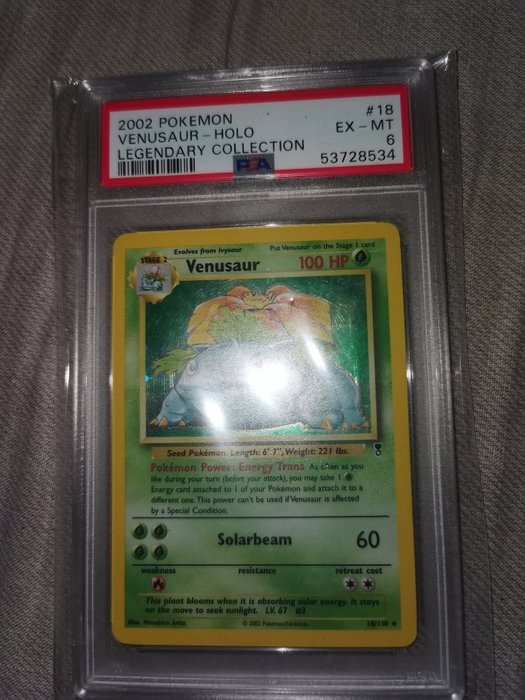 The Pokémon Company - Pokémon - Graded Card Venusaur legendary collection psa 6