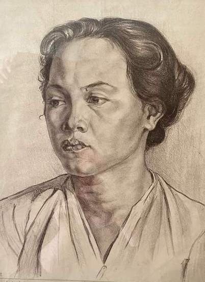 Henriette Johanna van Lent - Gort (1890- 1977) - Javaanse vrouw (Baboe .....?)