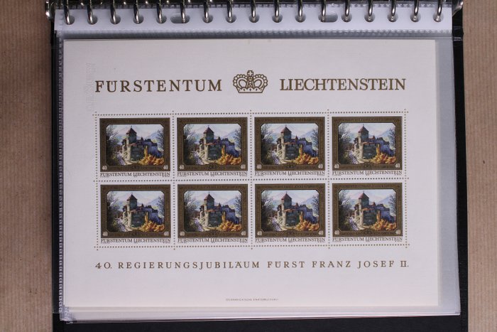 Liechtenstein 1978 - Selection of small sheets