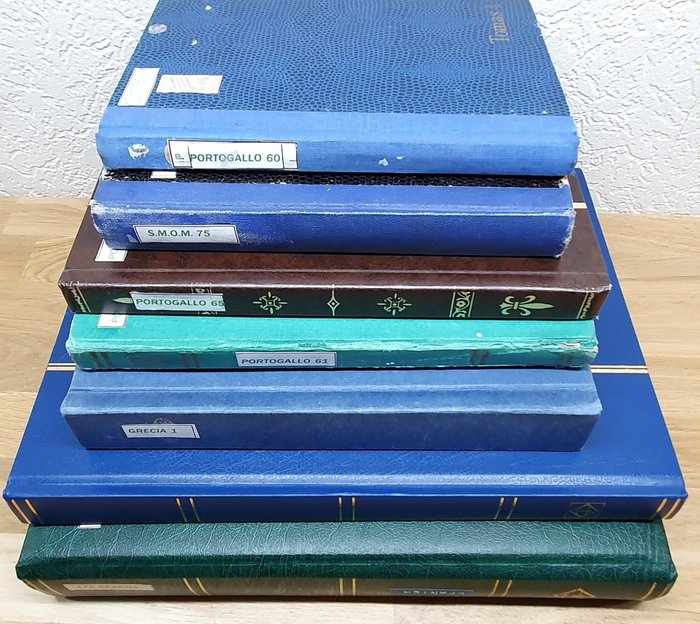 South Europe 1855/2000 - Batch in seven stock books
