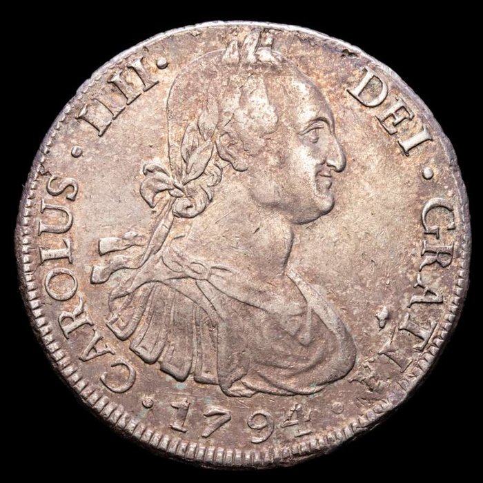 Spanje. Carlos IV (1788-1808). 8 Reales - Potosi (PTS), 1794 - P·R
