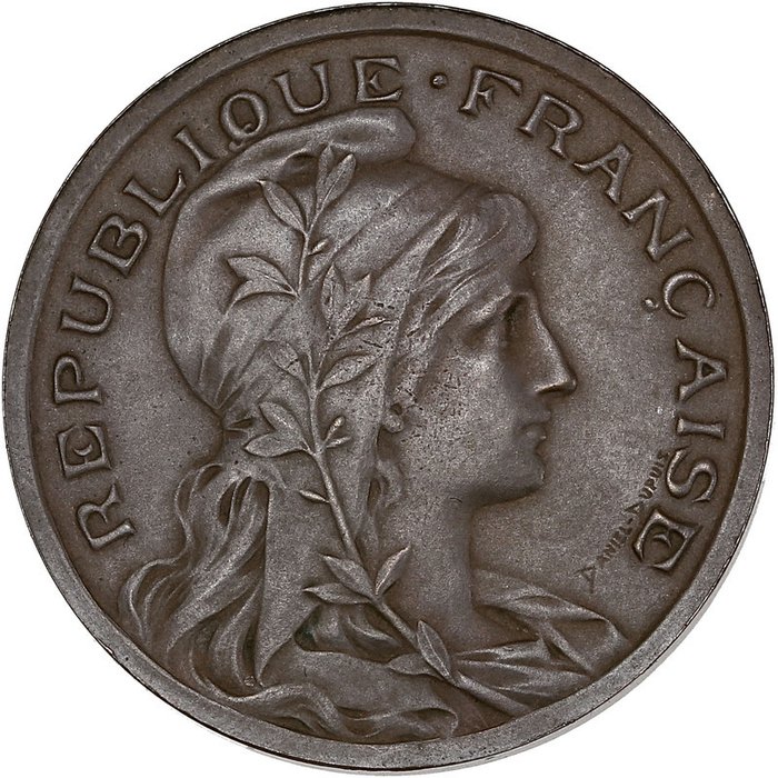 Frankreich. Third Republic (1870-1940). 10 Centimes Dupuis pré serie 1897