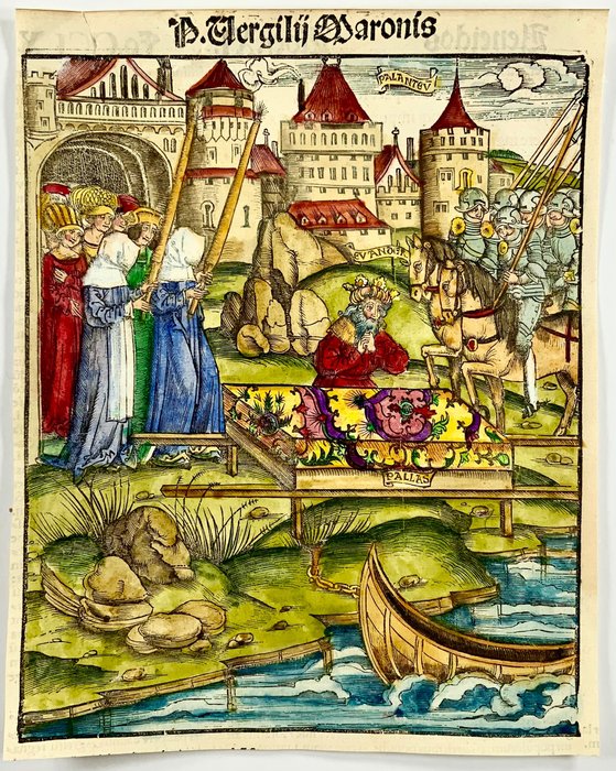 Master of Gruninger Workshop, Virgil Aeneid: - The Death of Pallas - 1502