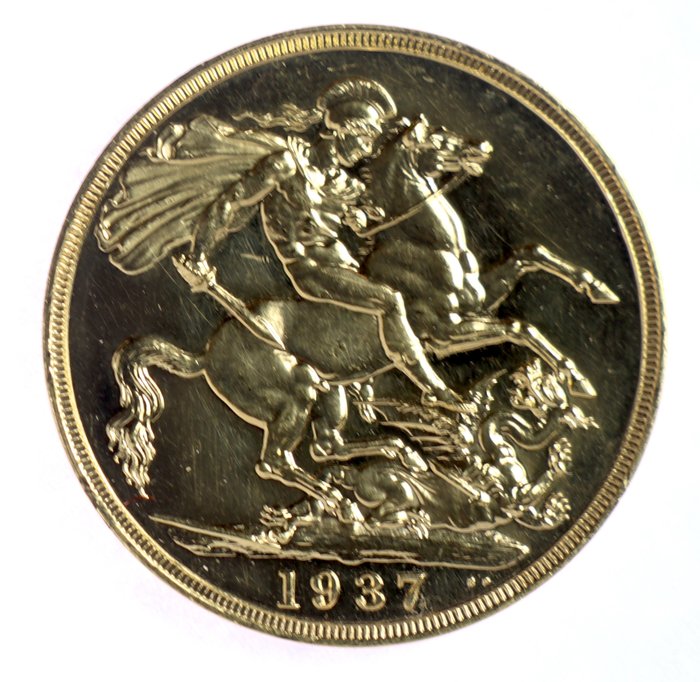 Verenigd Koninkrijk. George VI (1936-1952). 2 Pounds 1937