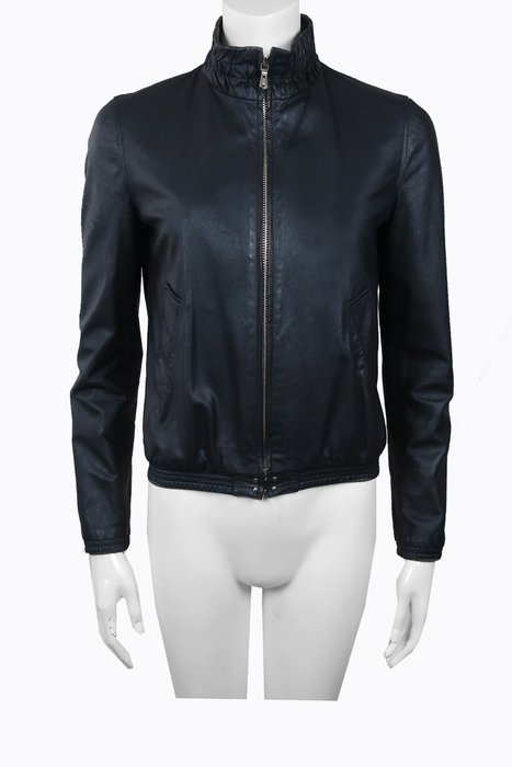 Yves Saint Laurent - Lamb Leather Design Jacket Chaqueta de cuero