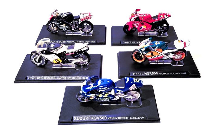 Misti - 1:24 - Die Cast Moto GP 500 Vintage Collection - Suzuki - Ducati - Honda - Yamaha