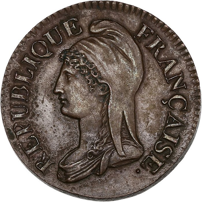 France. Consulat (1799-1804). 5 Centimes nd. Essai de Dupré