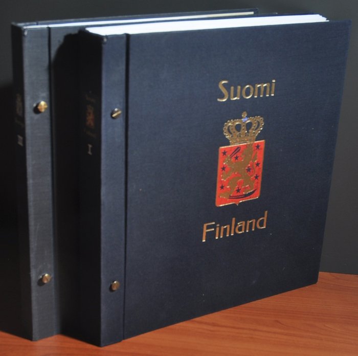 Zweden en Finland - 2 Verzamelingen in DAVO albums met o.a. boekjes en blokken Zweden en Finland vanaf klassiek