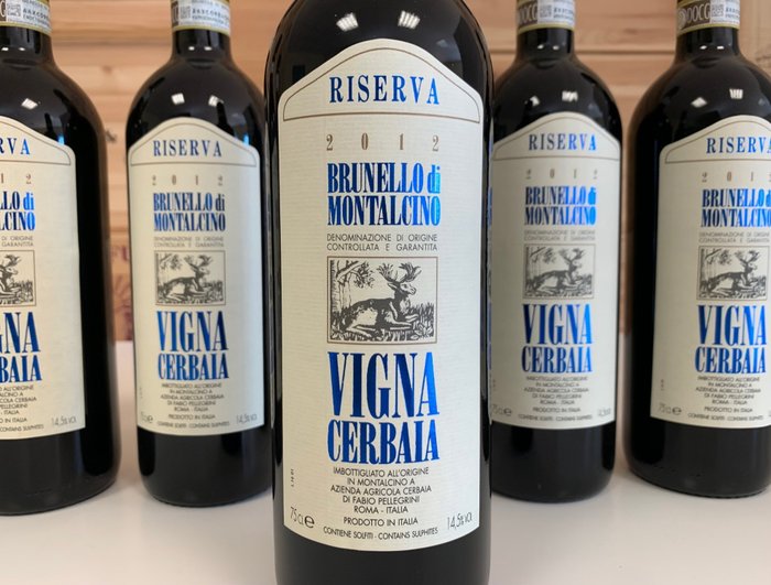 2012 Cerbaia "Vigna Cerbaia" - Brunello di Montalcino Riserva - 6 Bottles (0.75L)