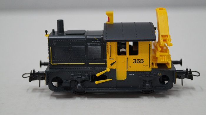 Roco H0 - 43678 - Locomotiva diesel-elettrica - Serie 200/300, Sik con gru da lavoro HIAB - NS