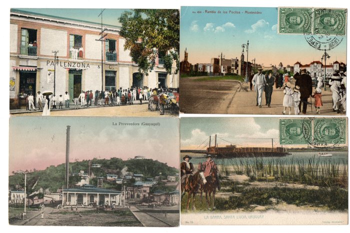 Colombia, Venezuela - Zuid-Amerika - Ansichtkaarten (Collectie van 70) - 1900-1954
