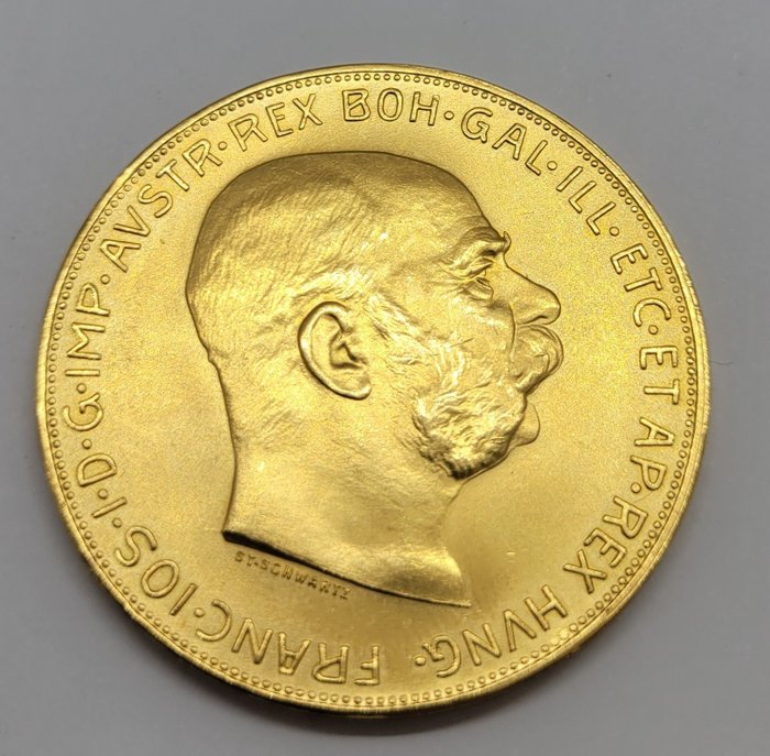 Autriche. Franz Joseph I. (1848-1916). 100 Corona 1915 (Restrike).