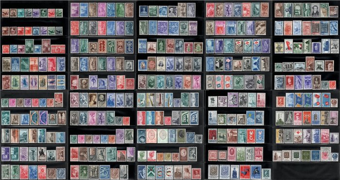 Italian Republic 1945/1959 - Complete collection of regular mail of the period, 336 pieces