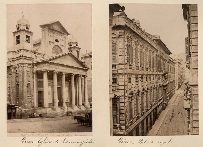 Attr. à  Alfredo Noack - 1880 - Genova - Gênes - Italie ( 8 Photos )
