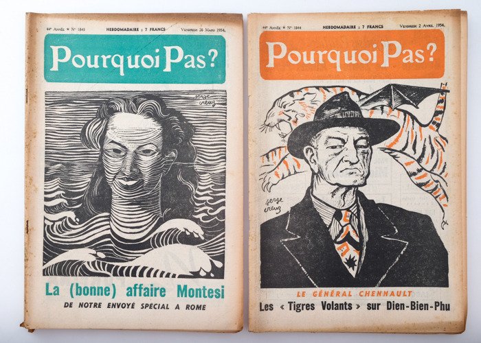 Pourquoi Pas? 1953 + 1954 - 102 Fascicules - Agrafé - (1953/1954)