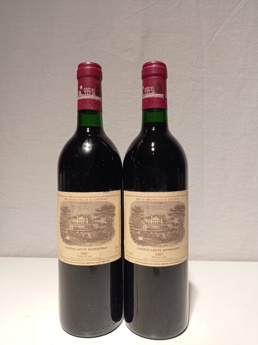1987 Chateau Lafite Rothschild - Pauillac 1er Grand Cru Classé - 2 Bottiglie (0,75 L)