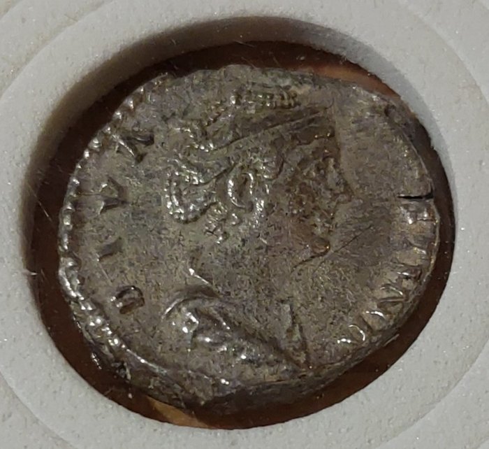 Roman Empire. Faustina I († AD 140/1). AR Denarius,  Rome - AVGVSTA, Pietas